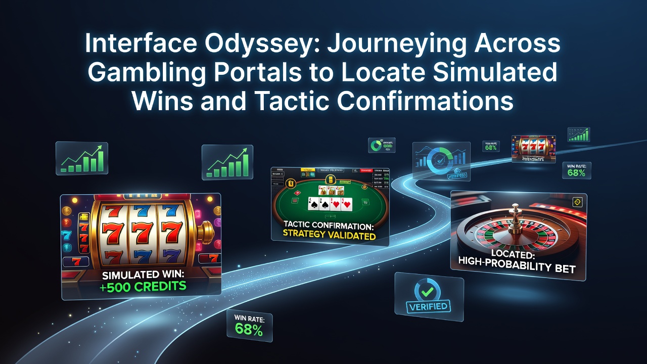 Example of a gambling portal homepage showing navigation paths to demo sections and verification tools