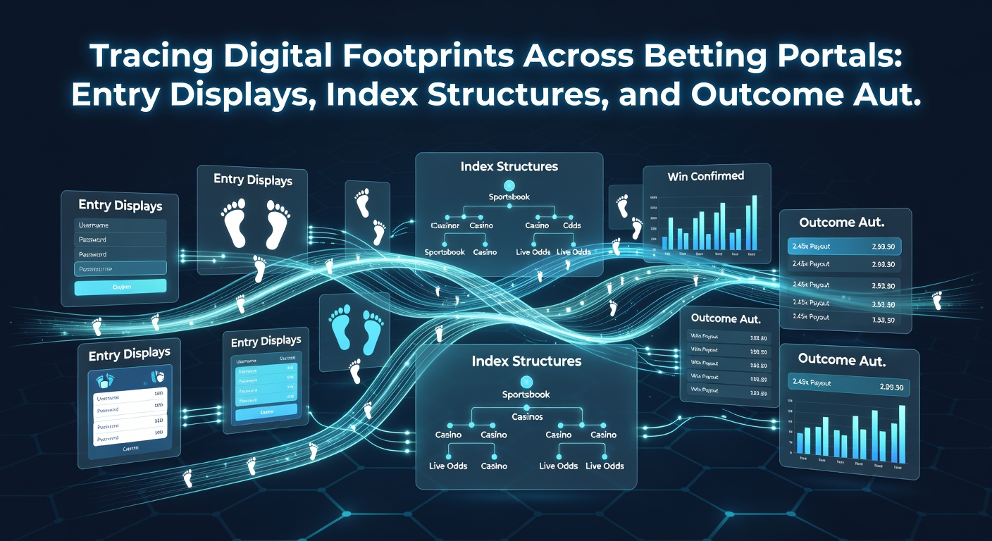 Index structure diagram illustrating navigation menus and outcome verification links in a betting portal